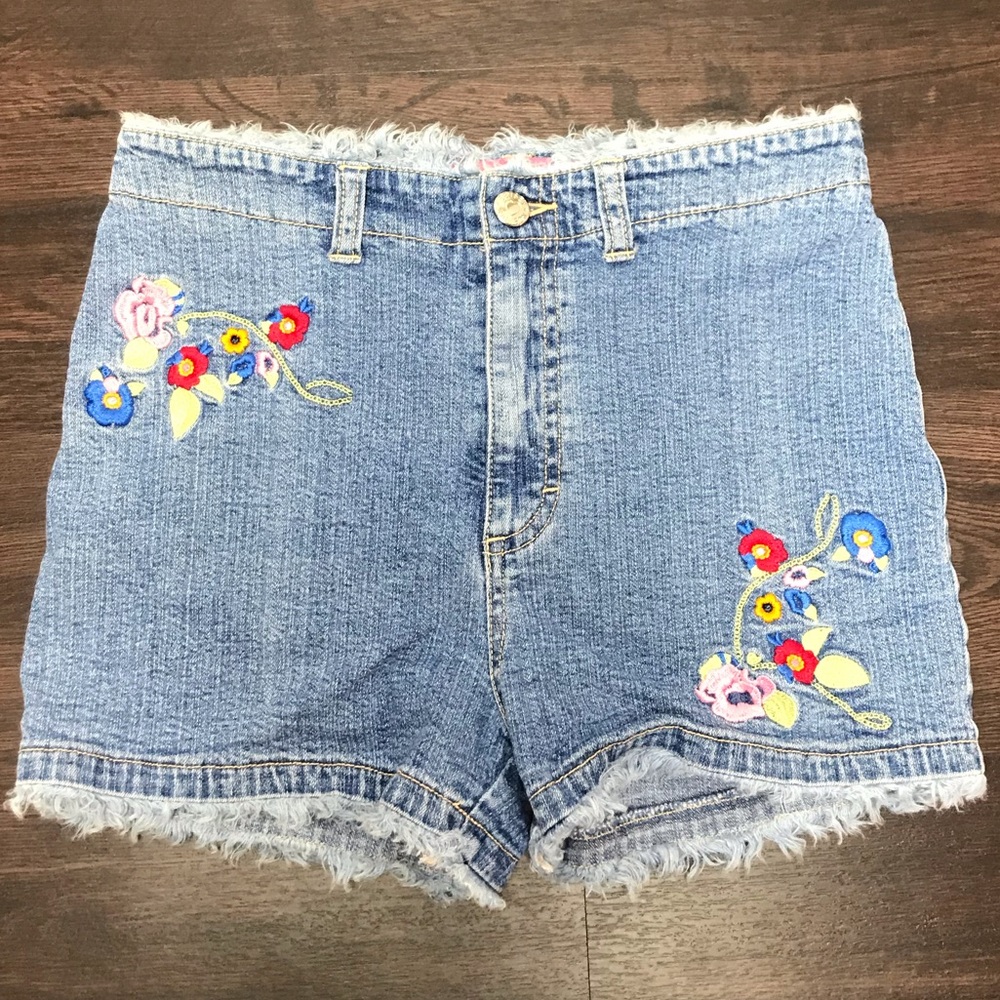 Vintage RARE Betsey Johnson Denim Jean Shorts